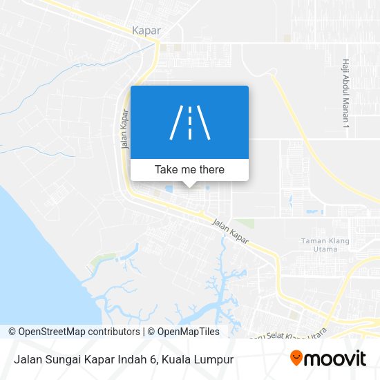 Jalan Sungai Kapar Indah 6 map