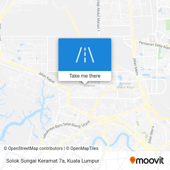 Solok Sungai Keramat 7a map