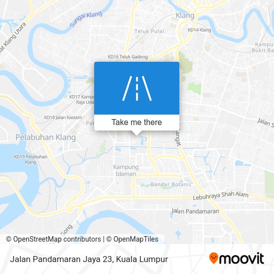 Jalan Pandamaran Jaya 23 map