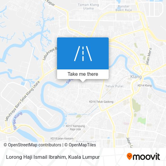 Peta Lorong Haji Ismail Ibrahim