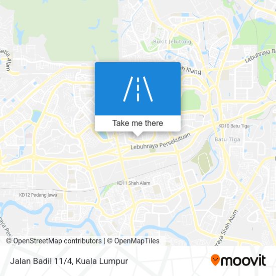 Peta Jalan Badil 11/4