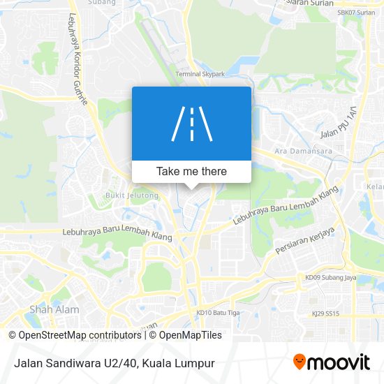 Peta Jalan Sandiwara U2/40