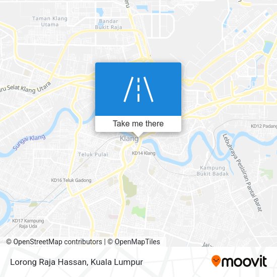 Peta Lorong Raja Hassan