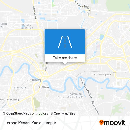 Lorong Kenari map