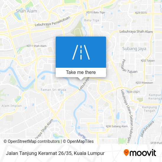 Jalan Tanjung Keramat 26/35 map