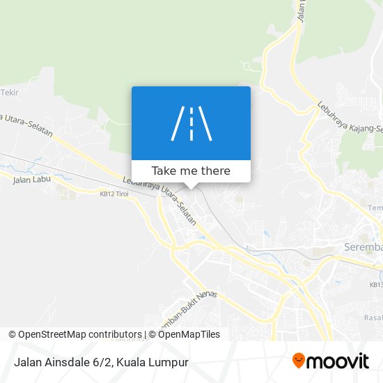 Jalan Ainsdale 6/2 map