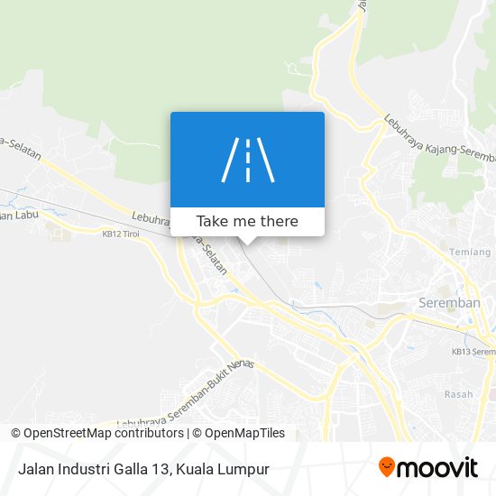 Jalan Industri Galla 13 map