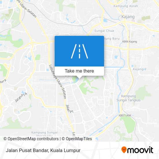 Jalan Pusat Bandar map