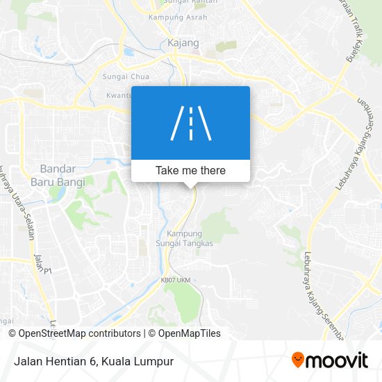 Peta Jalan Hentian 6