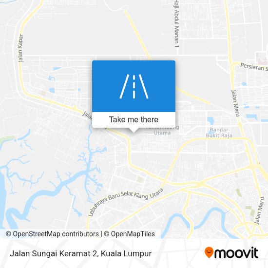 Jalan Sungai Keramat 2 map