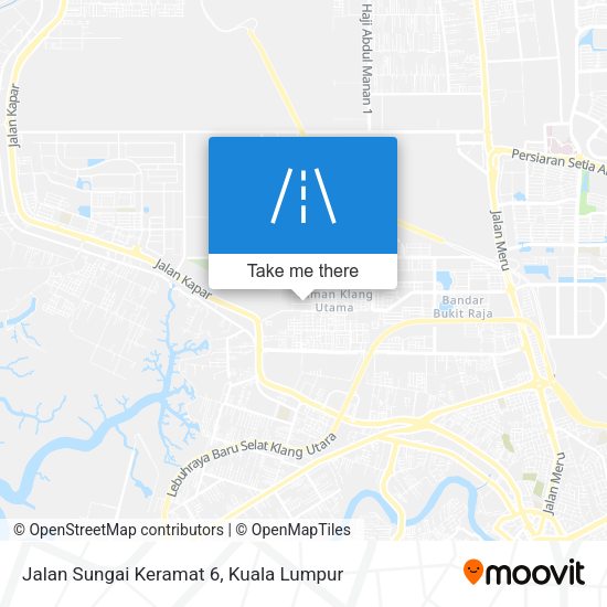 Peta Jalan Sungai Keramat 6