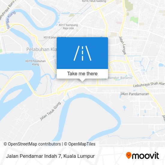 Jalan Pendamar Indah 7 map