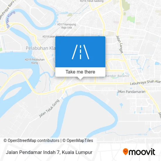 Jalan Pendamar Indah 7 map