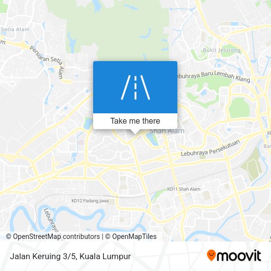 Jalan Keruing 3/5 map