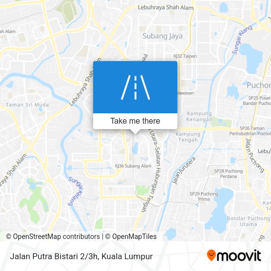 Jalan Putra Bistari 2/3h map
