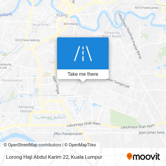 Lorong Haji Abdul Karim 22 map