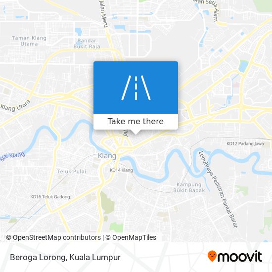 Beroga Lorong map