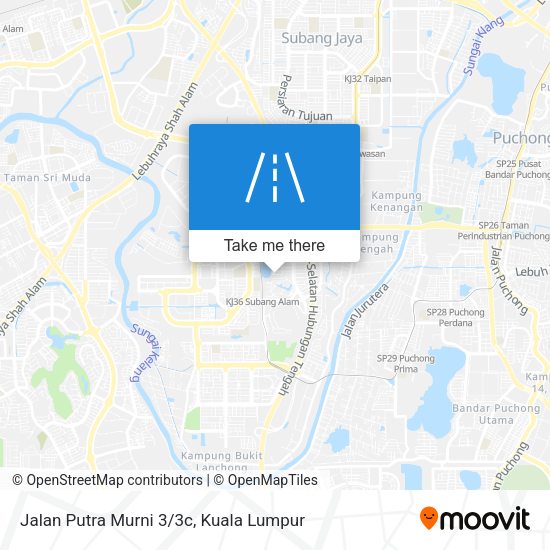 Jalan Putra Murni 3/3c map