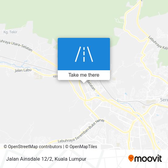 Jalan Ainsdale 12/2 map