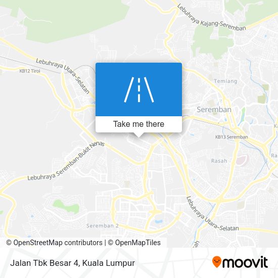 Jalan Tbk Besar 4 map