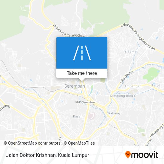 Jalan Doktor Krishnan map