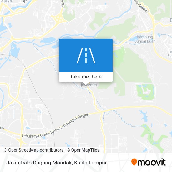 Jalan Dato Dagang Mondok map