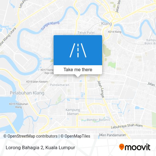Lorong Bahagia 2 map