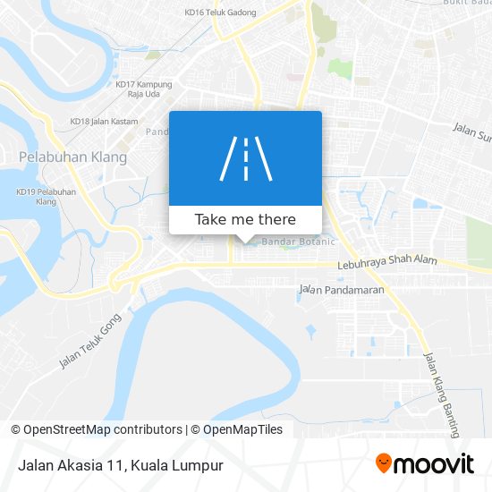 Jalan Akasia 11 map