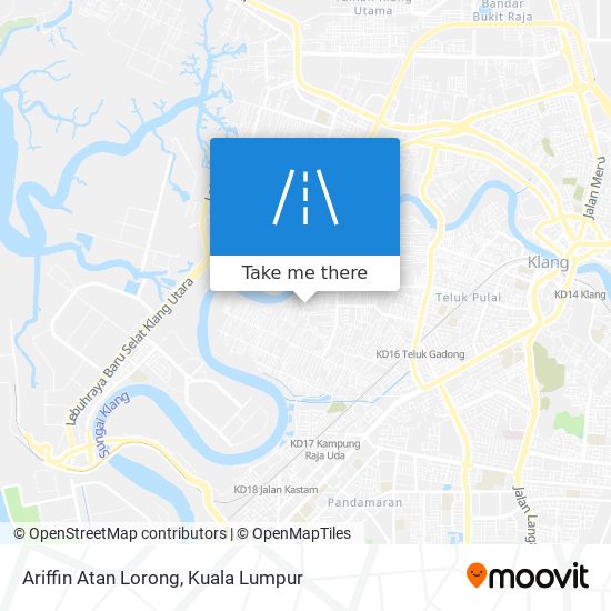 Ariffin Atan Lorong map