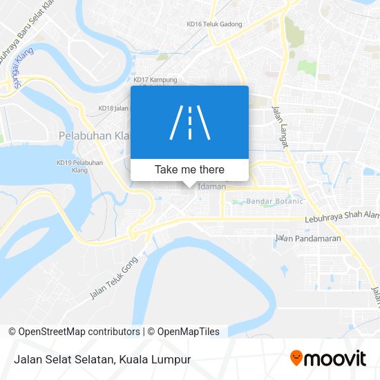 Peta Jalan Selat Selatan