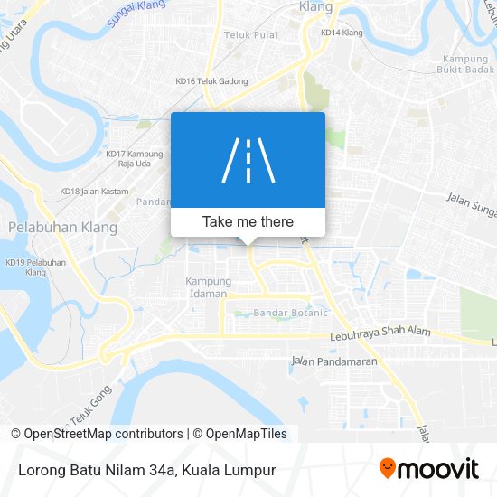 Peta Lorong Batu Nilam 34a