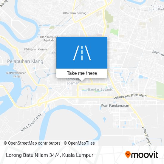 Peta Lorong Batu Nilam 34/4