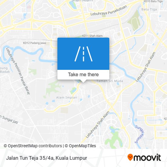 Peta Jalan Tun Teja 35/4a