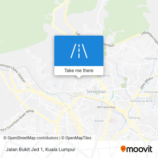 Jalan Bukit Jed 1 map