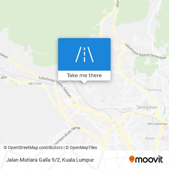 Jalan Mutiara Galla 9/2 map