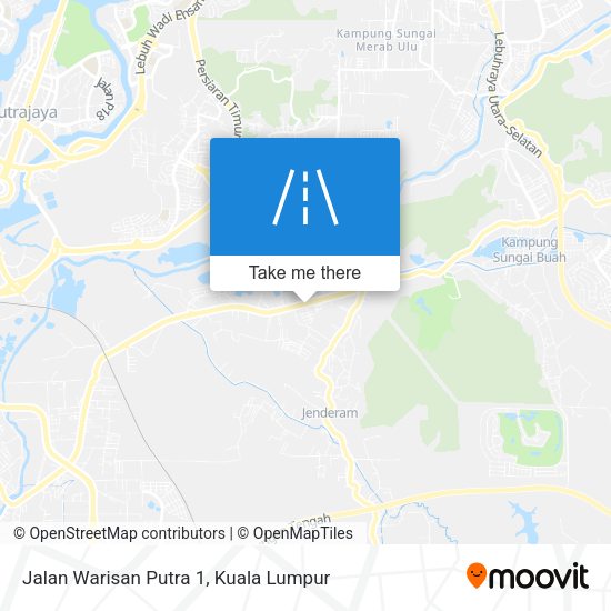 Jalan Warisan Putra 1 map