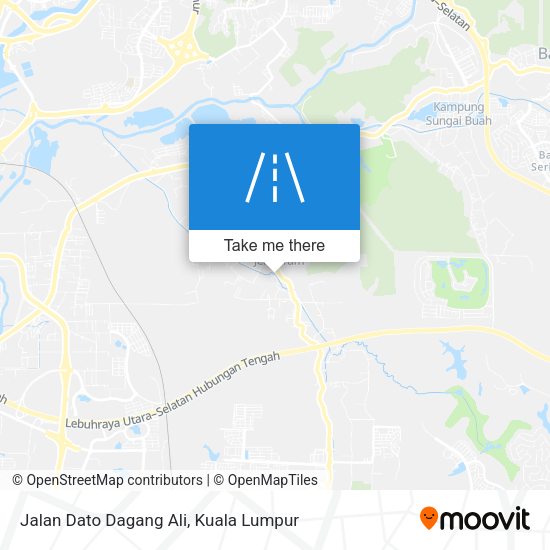Jalan Dato Dagang Ali map