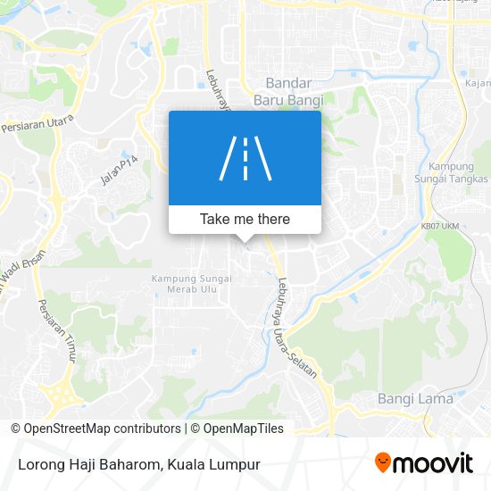 Peta Lorong Haji Baharom