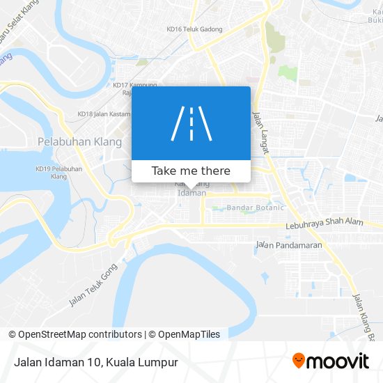 Jalan Idaman 10 map