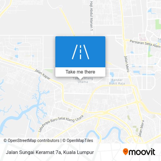 Peta Jalan Sungai Keramat 7a