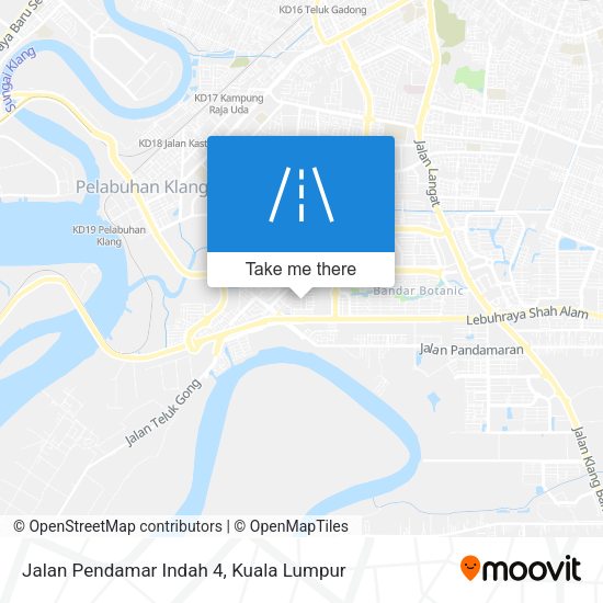 Jalan Pendamar Indah 4 map