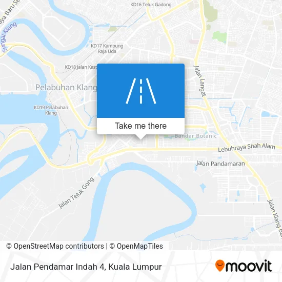 Jalan Pendamar Indah 4 map