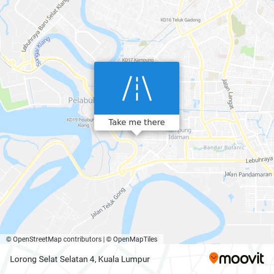 Lorong Selat Selatan 4 map