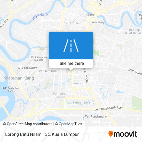 Peta Lorong Batu Nilam 13c