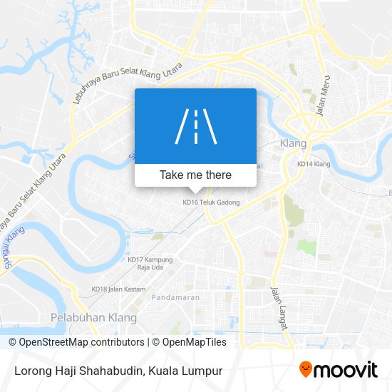 Peta Lorong Haji Shahabudin