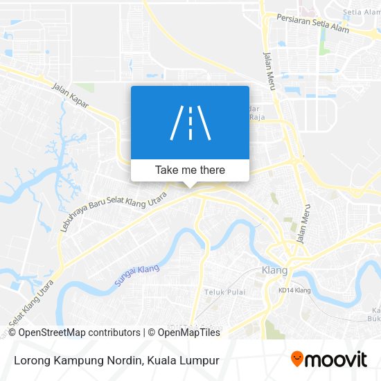 Lorong Kampung Nordin map