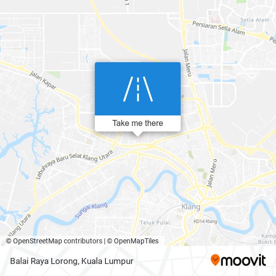 Balai Raya Lorong map