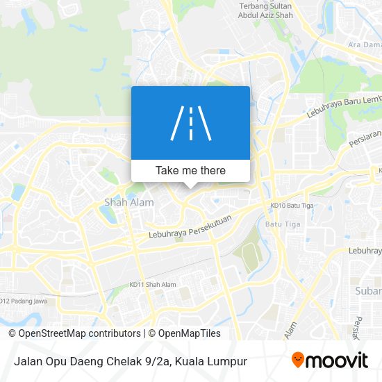 Jalan Opu Daeng Chelak 9/2a map