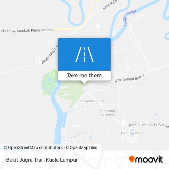 Bukit Jugra Trail map