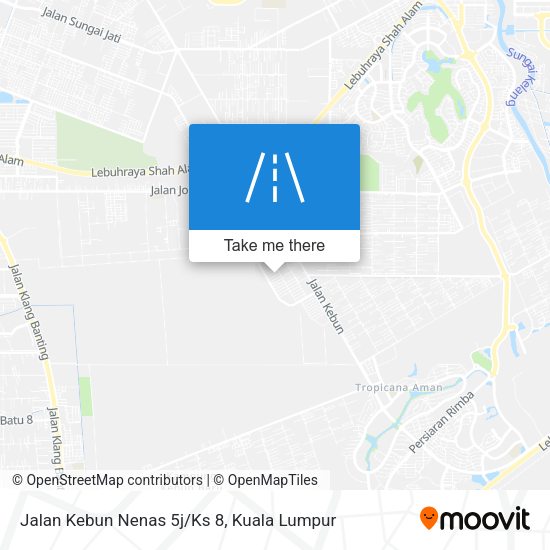 Peta Jalan Kebun Nenas 5j/Ks 8